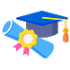 Graduation cap icon
