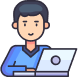 Employment and freelancing icon